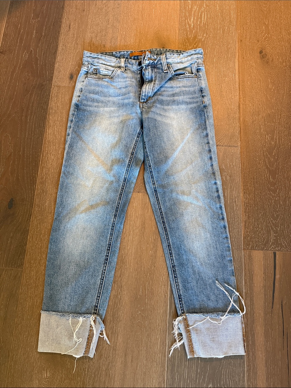 Joe's Jeans Light Blue Cropped Ankle Straight